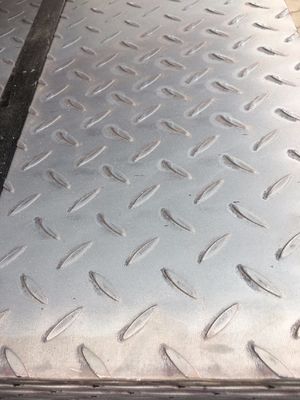 Q235 Ms Diamantstaalplaat Mild koolstofstaalplaat Structurele staalplaat Ms Ruitstaalplaat